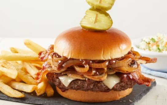 Bob Evans Steakhouse Burger