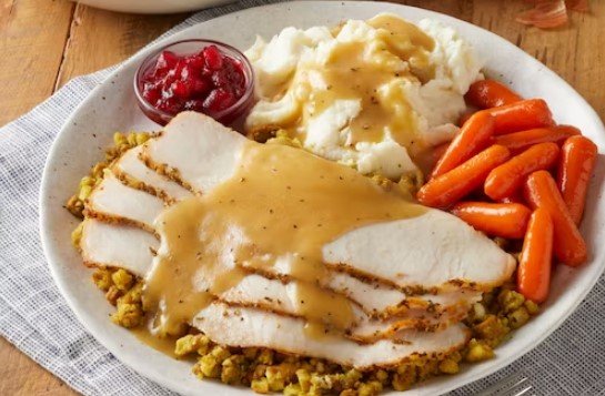 Slow-Roasted Turkey & Dressing
