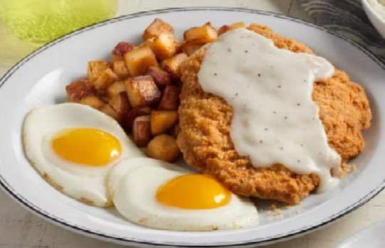 Bob Evans Country Fried Steak & Farm-Fresh Eggs